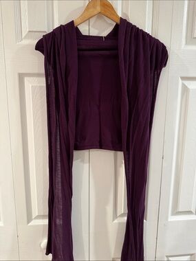 Max & Co. Deep Plum Knit Top